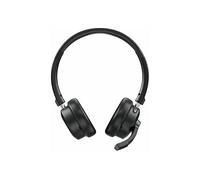 Creative Chat Wireless Cuffie on-ear wireless con microfono a braccio con cancellazione del rumore, dongle USB, controllo riproduzione e chiamate, pulsante di silenziamento del microfono