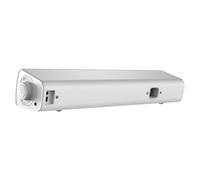CREATIVE Soundbar compatta da gaming Sound Blaster GS3 (Bianca) con RGB e tecnologia SuperWide, alimentata tramite USB, Bluetooth 5.4, porta di uscita cuffie