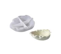 Creative Leaf Shaped Storage Plate Mould Silicone Mold for Handmade Jewelry Dish High Temperature Resistant Bowl Mold