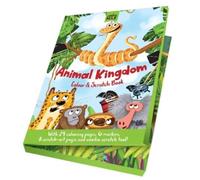 Creative Mile Five Mil Animal Kingdom Colour and Scratch Boo (Copertina rigida)