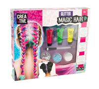Creative Nice Group Glitter Magic Hair Set Base, Decora i Capelli con Kit Gel Colorati per Bambine
