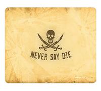 Creative Painting Custom Design Rectangle Mouse Pad Gaming Mousepad Goonies Never Say Die Rectangle Non-Slip Mousepad Water Resistent Oblong Gaming Mouse Pads