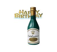 Creative Party Bottiglia di Champagne Buon Compleanno Cake Topper (SG28045)