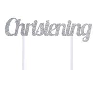 Creative Party Glitter Battesimo Cake Topper (SG27072)