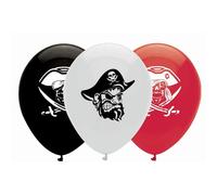 Creative Party Lattice Pirata Palloncini Misura Confezione 6 (SG32386)