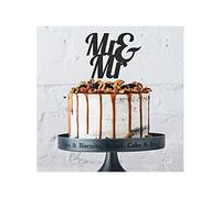Creative Party Mr & Mrs Glitter Carta Cake Topper (SG27057)
