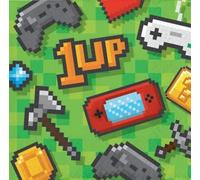 Creative Party Video Game Party Controller di Gioco e Oggetti Beverage Tovaglioli-16 Pz, Carta, Multicolore