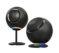 CREATIVE Pebble Nova Premium 2.0 - Altoparlanti per PC USB-C con Bluetooth 5.3 con illuminazione RGB personalizzabile, porta USB per cuffie audio per PC, Mac (nero)