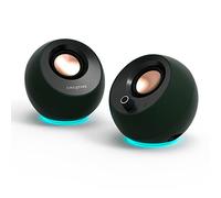 CREATIVE Pebble Pro 2.0 - Altoparlante PC USB-C con Bluetooth 5.3 e illuminazione RGB personalizzabile, audio USB e porta cuffie/microfono
