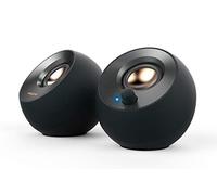 CREATIVE - Pebble V2, Altoparlanti da scrivania con alimentazione USB-C 2.0, ingresso AUX da 3,5 mm, fino a 8 W di potenza RMS per computer, adattatore tipo A incluso e cavo esteso (nero)