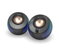 CREATIVE Pebble X 2.0 USB-C computerluidsprekers met aanpasbare RGB-verlichting,