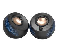 CREATIVE PEBBLE X - 2.0 USB-C SPEAKERS with Customizable RGB lighting & Bluetooth v5.3 NEW