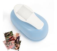 Creative Perforatrice Taglia Francobollo, Stamp Puncher Cutter, per progetti fai da te, creazione di carte, carta da taglio, decorazioni 24 x 29 mm