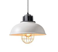 Creative Personality Hat-Shaped Metal Pendant Lamp, Flush Mount Ceiling Lighting Fixtures, Nordic Industrial Style Chandelier, Bedroom, Office, Clothing Shop Decoration Hanging Light(White)