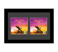 Creative Picture Frames Doppelter CD-Cover-Kunst-Musikrahmen mit schwarzer Mattierung, 20,3 x 30,5 cm, zum Aufstellen oder zur Wandaufh ngung