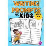 Creative Picture Writing Prompts Journal and Sentence Writing Skills Workbook for Kids Ages 6-8: 88 Visual Story Starters with Word Banks, Handwriting Practice for Kindergarten, 1st Grade, 2nd Grade