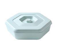 Creative PP Multi Section Snack Serving Very Set with Lid (Green)