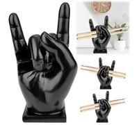 Creative Rock - Supporto per batteria a mano, in resina, per la casa, regalo divertente per batteristi