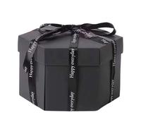 Creative Scrapbook Box, Surprise Present Box, Explosive Presentable, Novel Surprise Birthday, Photo Album for Boyfriend, Girlfriend, Wife, Husband, 9,25 x 9,25 x 3,87 pollici