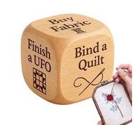 Creative Sewing Dice - Idea compatta, vicinanza, promuove la selezione di progetti manuali, materiale resistente al tatto, perfetto per principianti appassionati e principianti