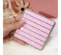 Creative Sigaretta Caso Classicamente Ette Caso Box, Donne Cassa in Pelle Ette con Metallo Rettangolo Portatile Scatola Ette Può Contenere 20 Bastoni Ordinari Ette (Rosa, 10 * 9.5Cm)