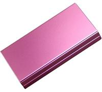 Creative Sigaretta Caso Classicamente Ette Caso, Portatile Ette Caso Automatico Pop Cover Ultra-Thin Metallo Ette Box Può Contenere 20 Bastoni Slender Ette (Blakc, 10.6 * 6 * 1.6Cm)