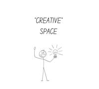 Creative Space: Minimalist Lined Notebook for Marketers, Designers, and Big Thinkers: A Simple Journal for Brainstorming, Note-Taking, and Capturing Your Best Ideas