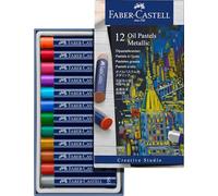 Faber Castell Cf12 Oil Pastels Col.metallici Ass S_0194_221345 Consumabili E Uff