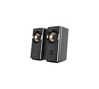 Creative T60 2.0 Altoparlanti desktop compatti Hi-Fi con dialogo chiaro e surround di Sound Blaster, porte audio USB-C, microfono e cuffie, Bluetooth 5.0, fino a 60 W di potenza