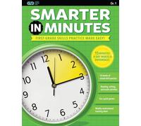 Creative Teaching Press Più intelligente in pochi minuti Grado 1 - 10 settimane di lettura, scrittura e pratica matematica, cartella di lavoro quotidiana per scuola matematica di grado 1, preparazione