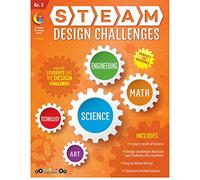 Creative Teaching Press STEAM Design Challenges Resource Book, 2nd Grade (Scienza, Tecnologia, Ingegneria, Arte, Matematica) (8209)