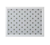 Creative Tops Bee Print Vassoio con cuscino, cuscino a sacco, scrivania portatile, vassoio per computer portatile 44 x 34 x 6 cm