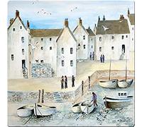 Creative Tops Cornish Harbour Tagliere Salva Piano di Lavoro in Vetro Temperato