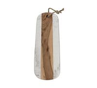 Creative Tops Naturals Long Marmo Acacia Serve Board, Bianco