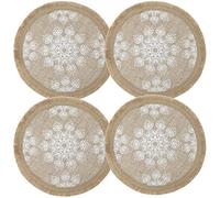 Creative Tops Set di 4 tovagliette di juta