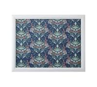 Creative Tops vassoio con stampa floreale e cuscino, cuscino a sacco, scrivania portatile, vassoio per computer portatile 44 x 34 x 6 cm