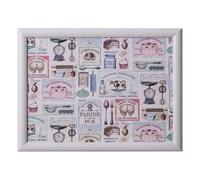 Creative Tops Vassoio da grembo con stampa retrò e cuscino, imbottito con sacchetto di fagioli, scrivania portatile da grembo, vassoio da scrivania per laptop 44 cm x 34 cm x 6 cm