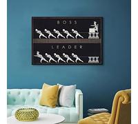 Creative Wall Art Prints Artwork Poster Painting Boss And Leader Pictures Print On Canvas For Home Office Decorations, 60 * 90cm, UnIncorniciato