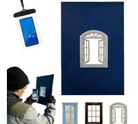 Creative Window Props, Portable Creative Window Frame Photography Props, Travel Photo Frame for Taking Photos at Mountaintops, Lakesides, and City Landmarks, Capturing Unique Perspectives (C)