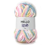 Creative World Of Crafts Hello Love Filato 100g Pastel Patch CK230-101