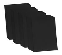 Creative World of Crafts - Risma A4 di Carta Colorata, 200 g/mq, Colore: Nero