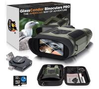 CREATIVE XP GlassOwl - Binocolo digitale per visione notturna completa, occhiali a infrarossi per caccia, spia e sorveglianza
