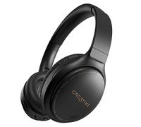 CREATIVE Zen Hybrid Cuffie over-ear wireless con Cancellazione Attiva del Rumore Ibrida e Modalità Ambiente, fino a 27 ore (con ANC attivo) di riproduzione, Bluetooth 5.0, AAC,Nero