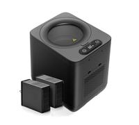 CREATIVECHEF Contenitori per compostaggio all'aperto, capacità 3,8 l, con lama di aggiornamento intelligente per compostaggio da cucina, macchina per compostaggio domestico automatico inodore