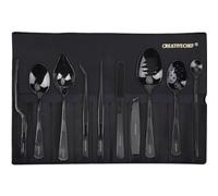 CREATIVECHEF Set di 10 pinze da cucina, utensili da cucina per placcatura, kit culinario, pinze di precisione, kit di placcatura per decorare alimenti, robustezza, acciaio inossidabile, segreto da