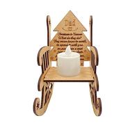 CreativeChristmas Heaven Heaven Poesia Albero Sedia A Dondolo Candela Persone Care Ornamento Commemorativo Illuminare Decorazioni Natalizie Decorazione Regalo Fai Da Te Atmosfera Festosa Pannelli A