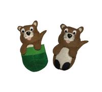 creativecraftingworld Knitty Critters - Bedtime Buddies - Ollie Otter, kit per uncinetto adatto ai principianti con filato riciclato