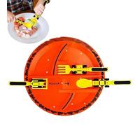 Creatively - Utensili da pranzo bambino e utensile, forchette e cucchiai da costruzione, set edilizio