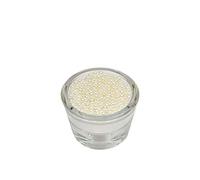 Creativery - 200 Perline da 4 mm, in plastica, perle artificiali per fai da te, avorio / ecru 820