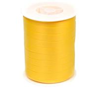 Creativery Nastro decorativo in plastica, 10 mm x 250 m, impermeabile, 30 colori in 5/10/19/31/50 mm, nastro decorativo in plastica, per fai da te di fiocchi e palloncini, giallo